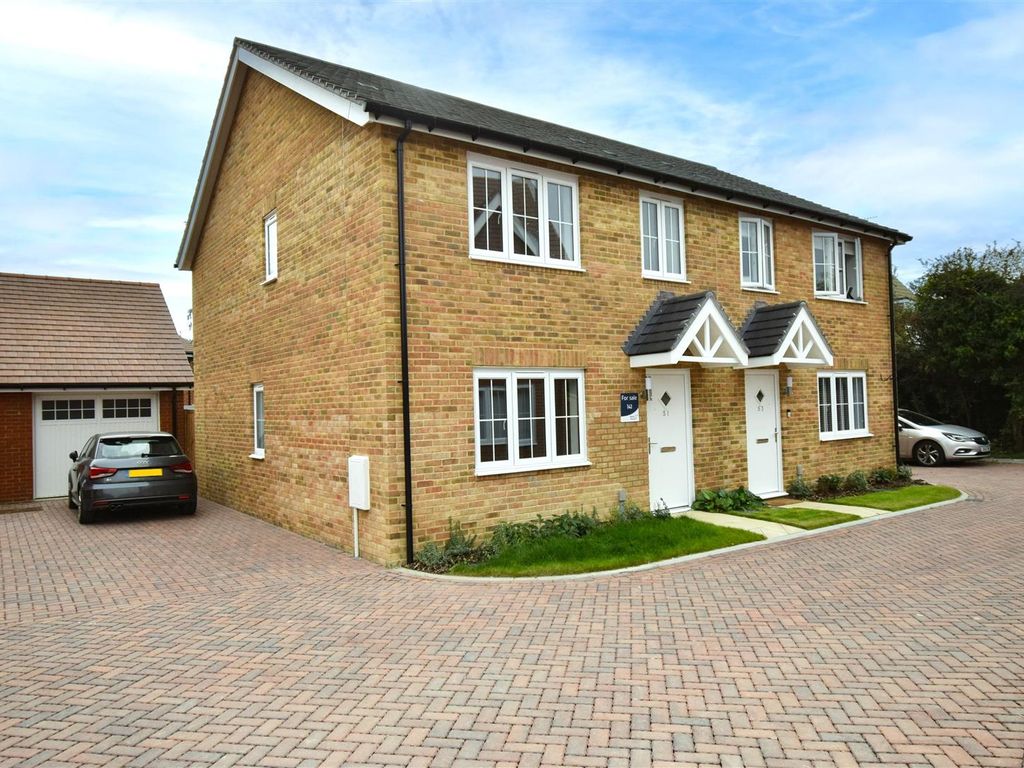 New home, 3 bed semi-detached house for sale in Long Strakes, Staplehurst, Tonbridge TN12, £424,995