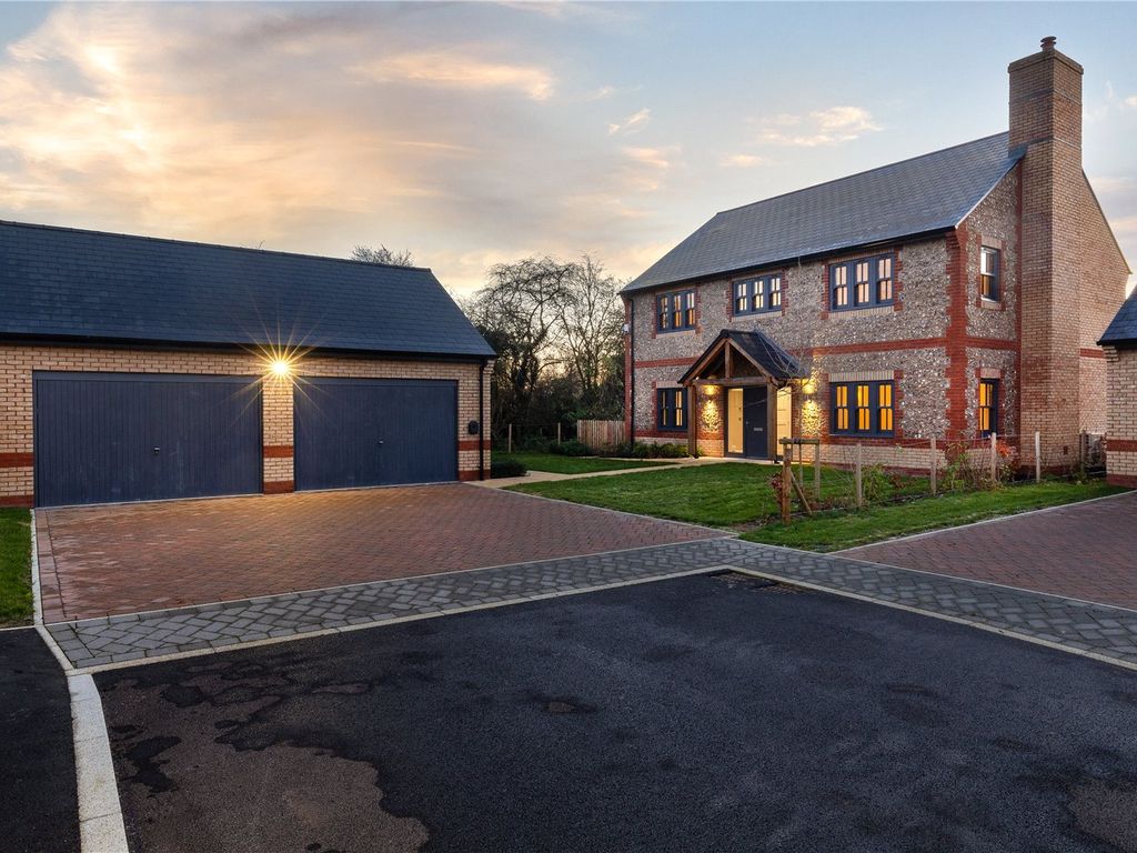 New home, 4 bed detached house for sale in Flecks Drive, Shingay Cum Wendy, Royston, Cambridgeshire SG8, £1,175,000