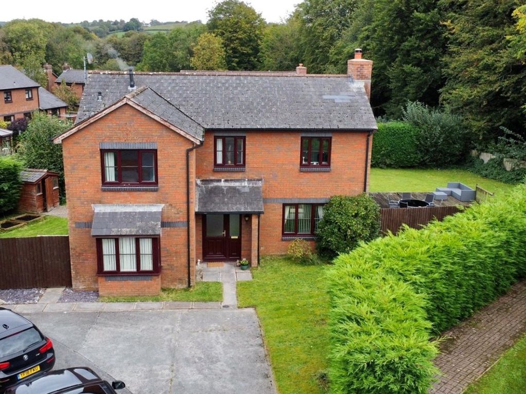 4 bed detached house for sale in Beacons Park, Brecon, Powys LD3, £469,000