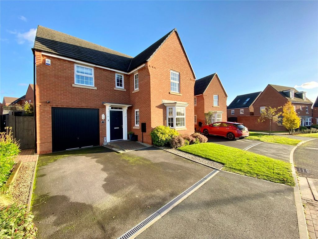 4 bed detached house for sale in Juniper Way, Shifnal, Shropshire TF11, £440,000