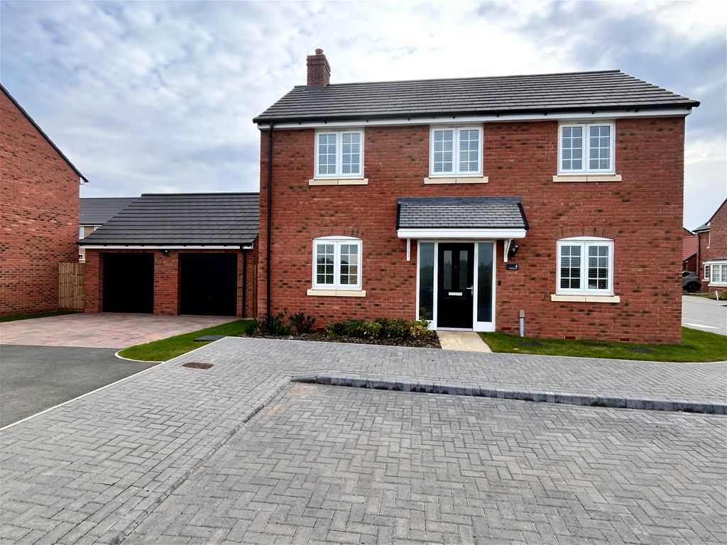 New home, 4 bed detached house for sale in Mossop Close, Deeping St. James, Peterborough PE6, £375,000