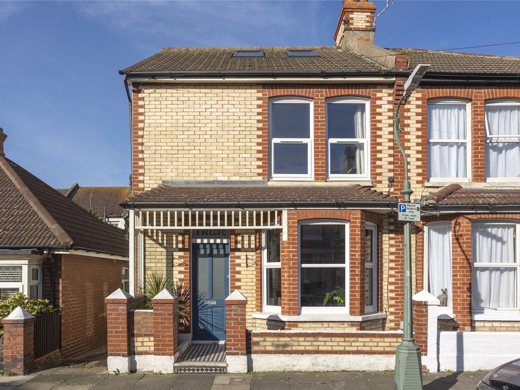 3 bed semi-detached house for sale in Erroll Road, Hove, East Sussex BN3, £550,000