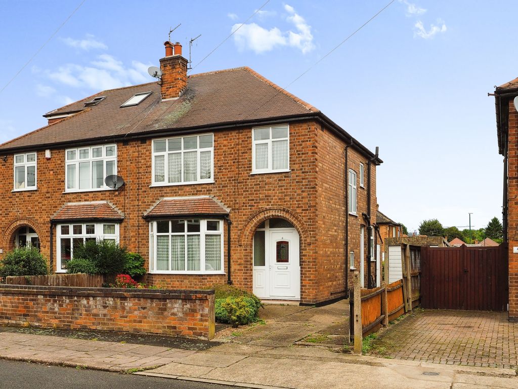 3 bed semi-detached house for sale in Elvaston Road, Nottingham, Nottinghamshire NG8, £240,000