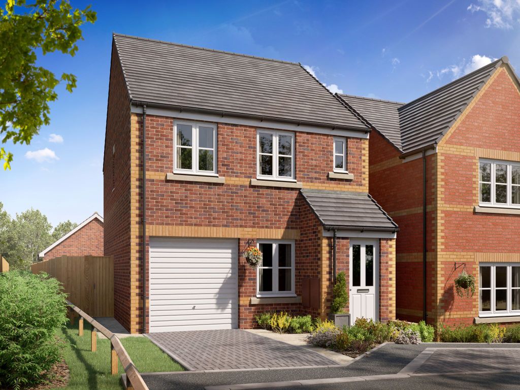 New home, 3 bed detached house for sale in "The Glenmore" at Coxhoe, Durham DH6, £229,950
