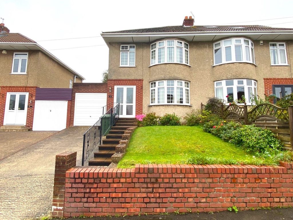 3 bed semi-detached house for sale in Kelston Grove, Bristol BS15, £375,000