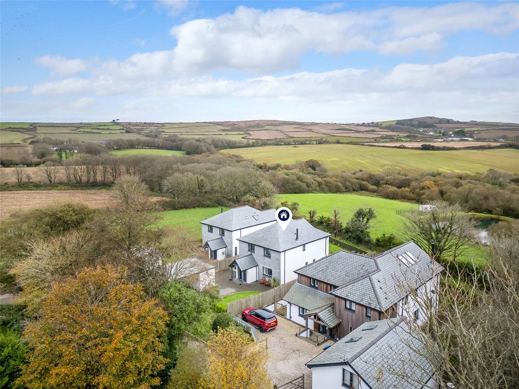 4 bed detached house for sale in Polwidden View, Polgarth Farm, Crowntown, Helston TR13, £575,000