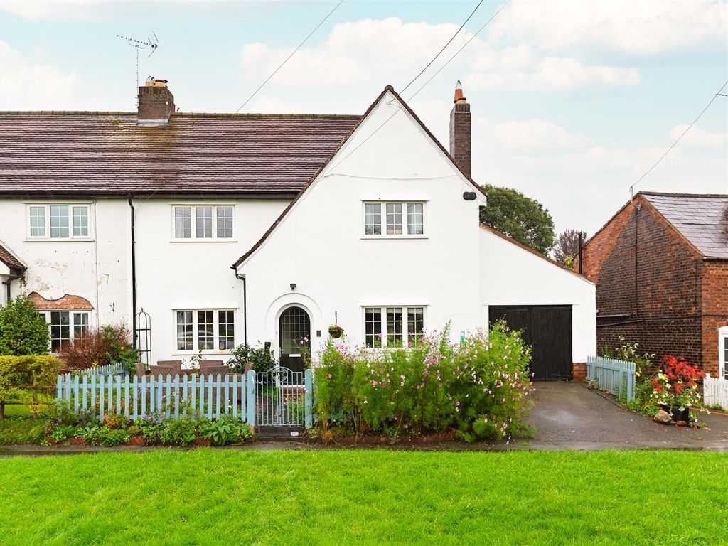 3 bed semi-detached house for sale in The Green, Wrenbury, Cheshire CW5, £439,950