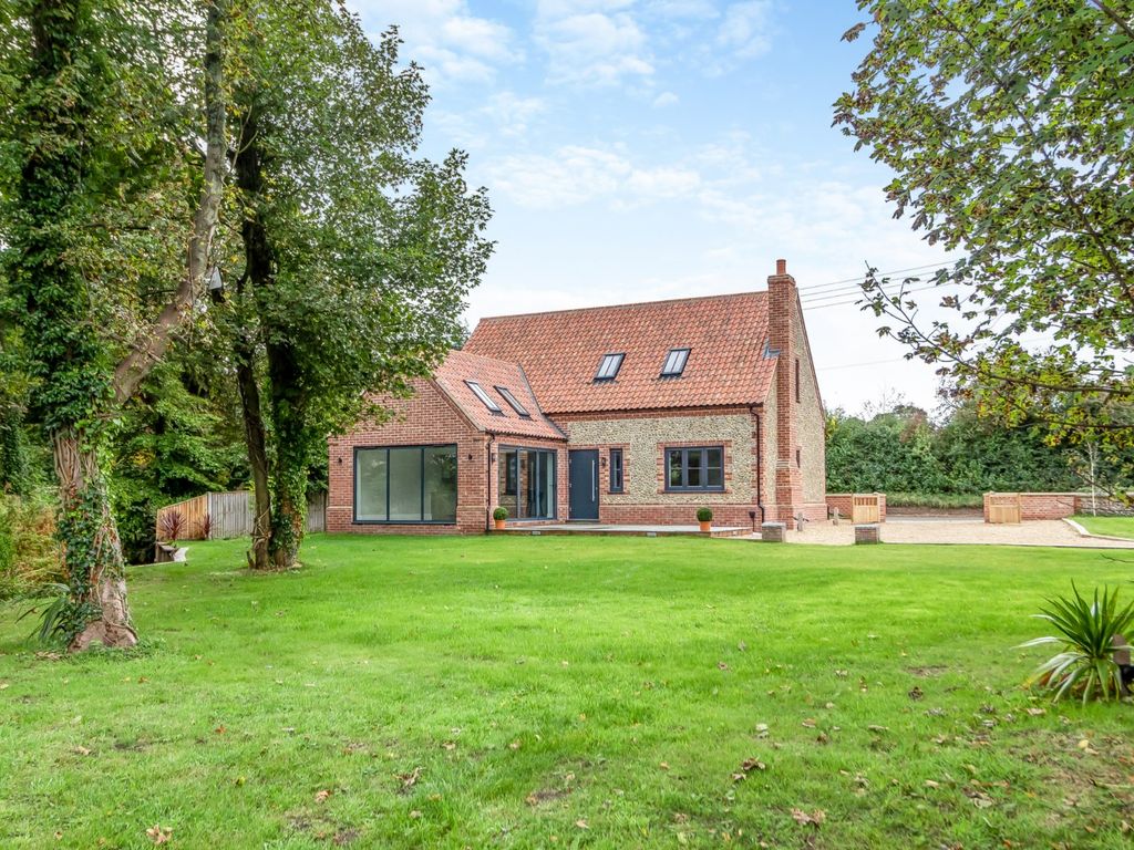 New home, 4 bed detached house for sale in Langham Road, Binham, Fakenham, Norfolk NR21, £850,000
