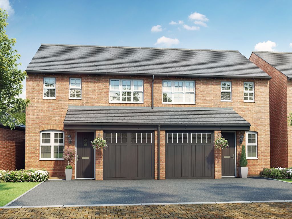 New home, 3 bed semi-detached house for sale in "The Rufford" at Windsor Way, Carlisle CA3, £205,000