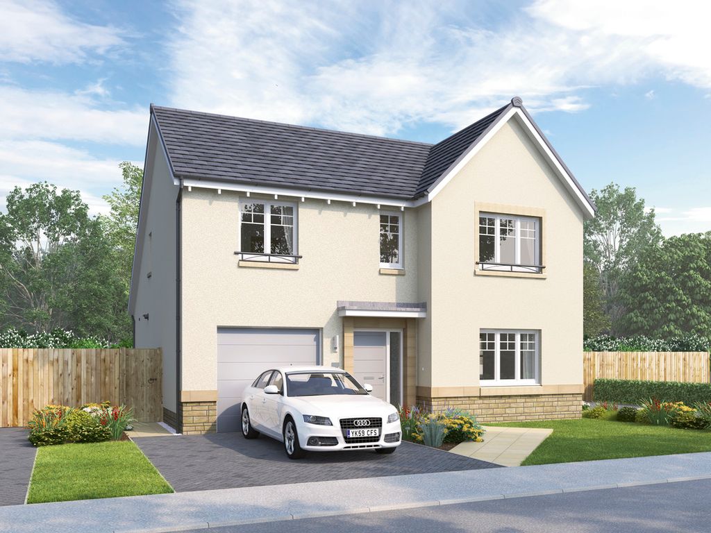 New home, 4 bed detached house for sale in "The Overbury" at Sycamore Drive, Penicuik EH26, £409,000
