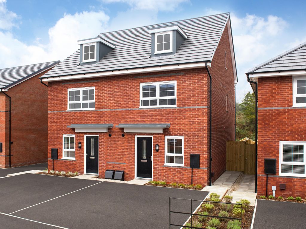 New home, 4 bed terraced house for sale in "Kingsville" at Primrose Road, Longridge, Preston PR3, £256,000