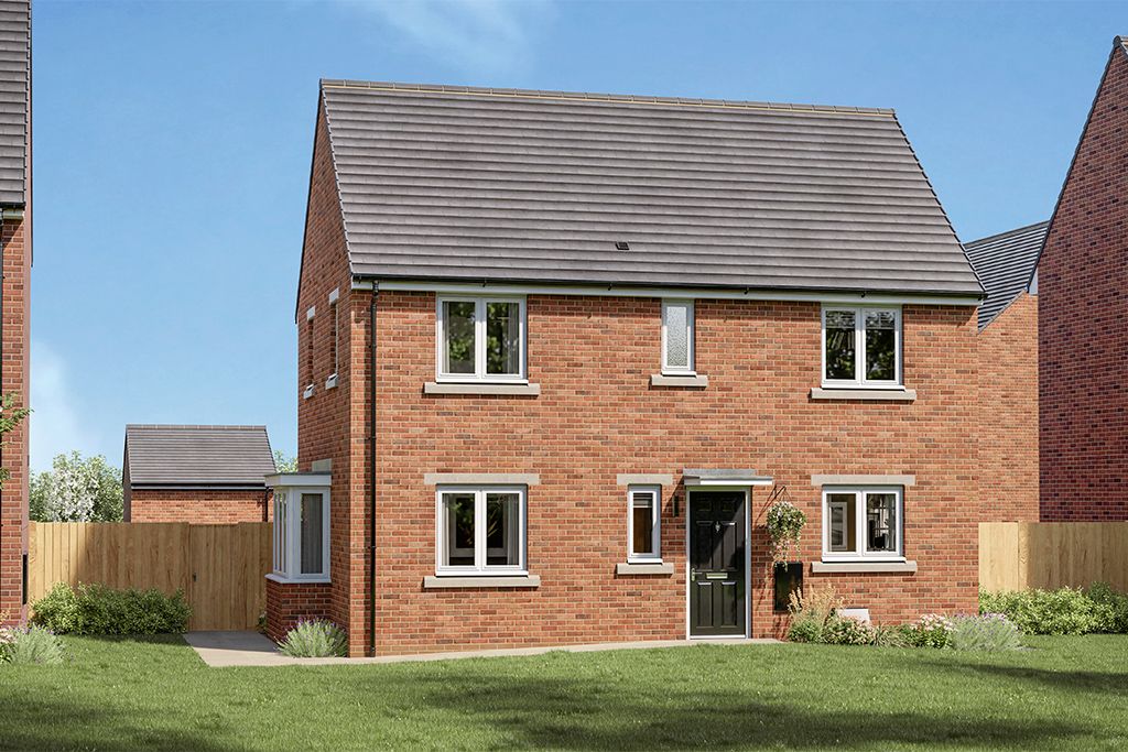 New home, 3 bed property for sale in "The Shipley" at Welsh Road, Garden City, Deeside CH5, £270,000