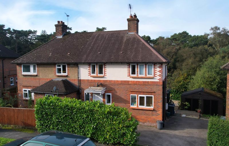 3 bed semi-detached house for sale in Eight Acres, Beacon Hill, Hindhead GU26, £485,000