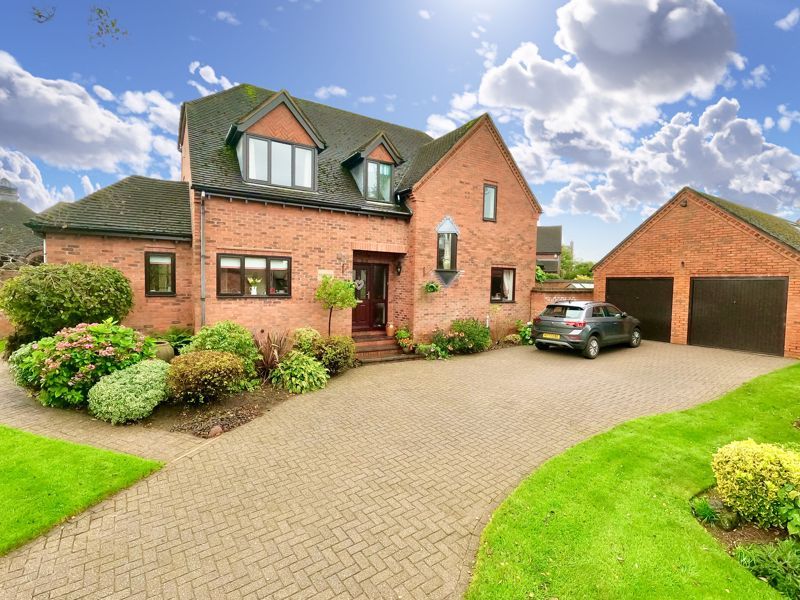 4 bed detached house for sale in Barnes Croft, Hilderstone, Stone ST15, £670,000