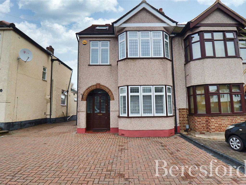 4 bed semi-detached house for sale in Windsor Road, Hornchurch RM11, £650,000