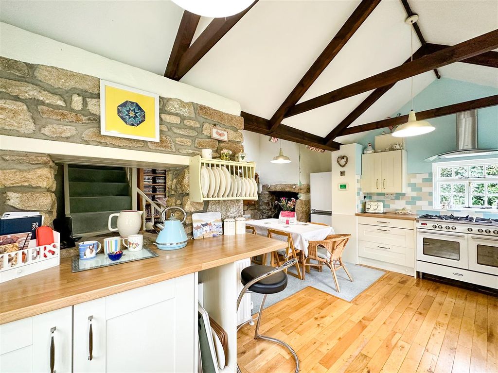 2 bed cottage for sale in Lower Polladras, Breage, Helston TR13, £450,000