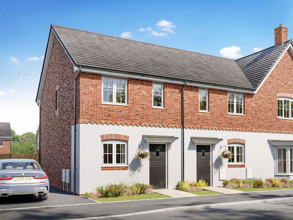 New home, 2 bed end terrace house for sale in Plot 70, "The Caesar", Roman Quarter, Witham St Hughs LN6, £123,750