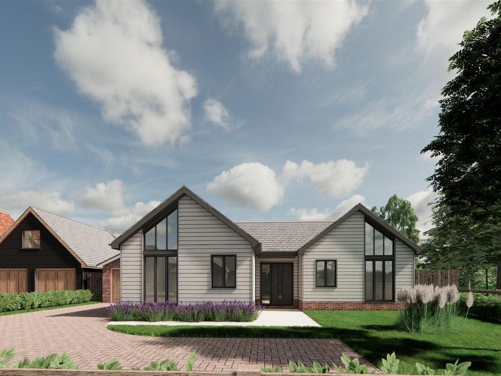 New home, 3 bed detached bungalow for sale in Stortford Road, Clavering, Saffron Walden CB11, £710,000