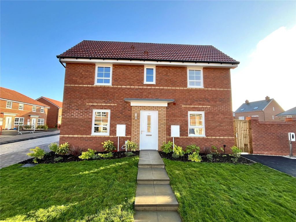 New home, 3 bed end terrace house for sale in Kirby Lane, Eye Kettleby, Melton Mowbray, Leicestershire LE14, £181,500