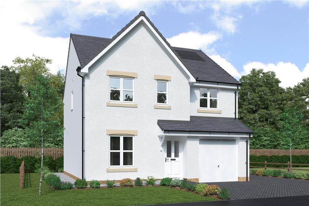 New home, 4 bed detached house for sale in "Hazelwood" at Off Borrowstoun Road, Bo