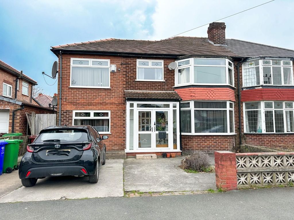 4 bed semi-detached house for sale in Burnage Lane, Burnage, Manchester M19, £440,000