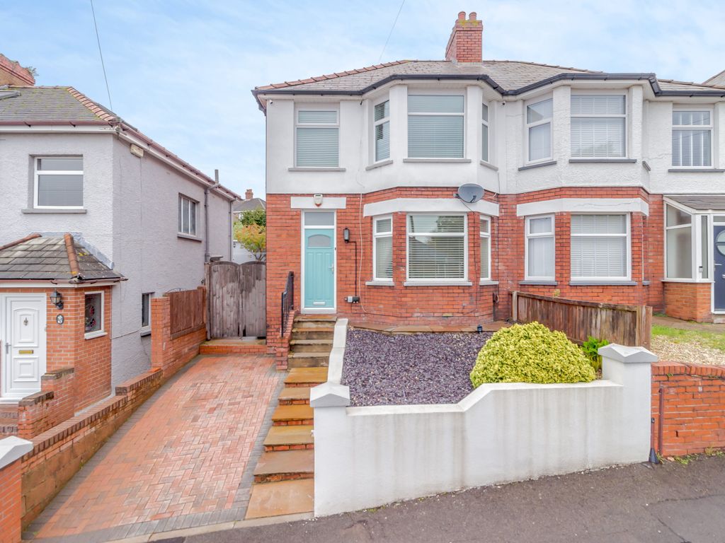 3 bed semi-detached house for sale in Tennyson Road, Newport, Newport NP19, £300,000