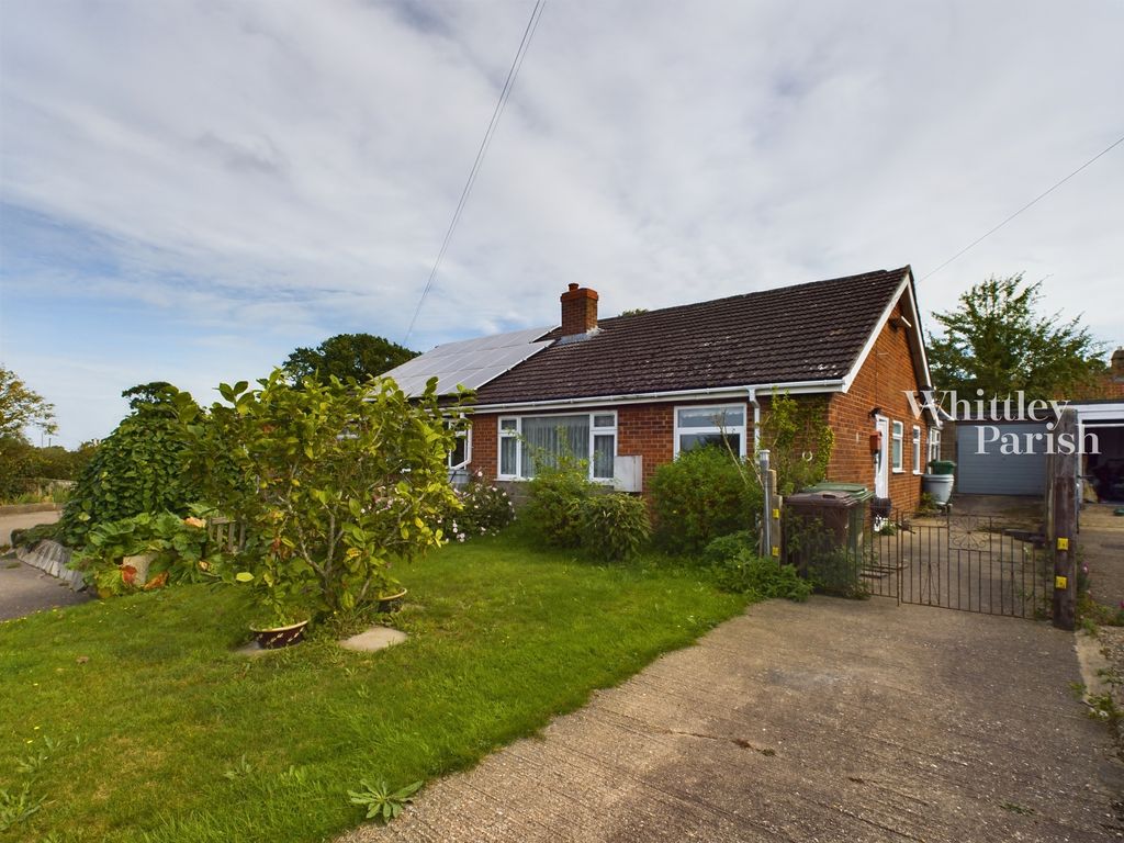 2 bed semi-detached bungalow for sale in Farrow Close, Great Moulton, Norwich NR15, £210,000