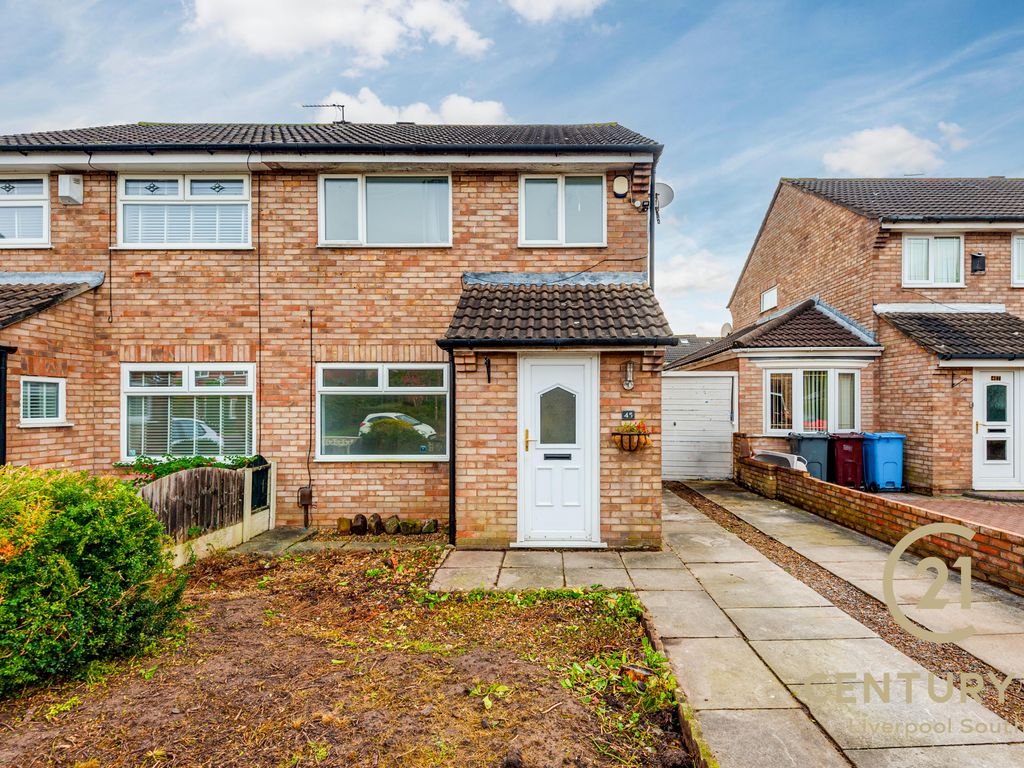 3 bed semi-detached house for sale in Torcross Way, Halewood L26, £187,500