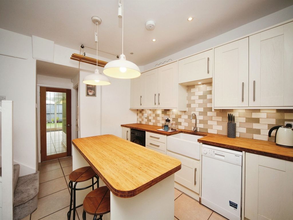 2 bed terraced house for sale in Mill Cottages, Creech St. Michael, Taunton TA3, £220,000