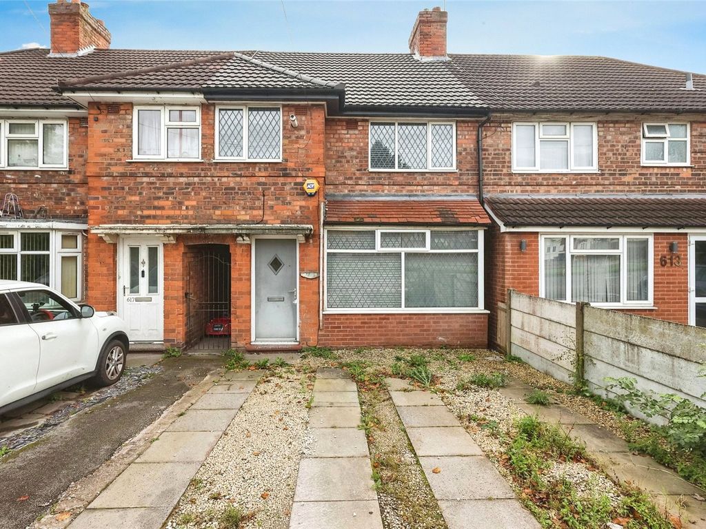 3 bed terraced house for sale in College Road, Kingstanding, Birmingham B44, £140,000