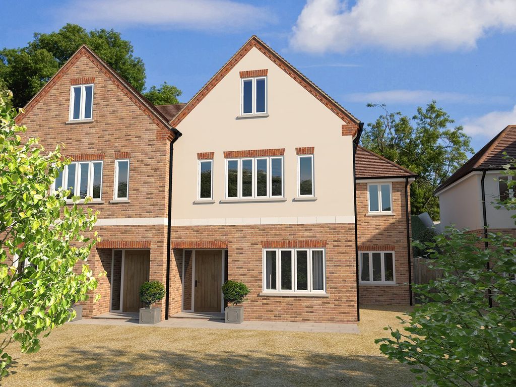 New home, 3 bed semi-detached house for sale in School Lane, Welwyn AL6, £850,000