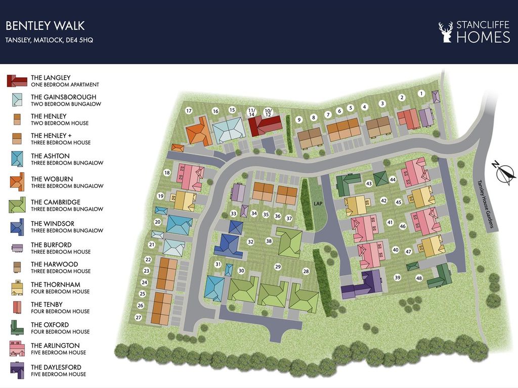 New home, 4 bed detached house for sale in The Oxford, Plot 43, Bentley Walk, Tansley, Matlock DE4, £535,000