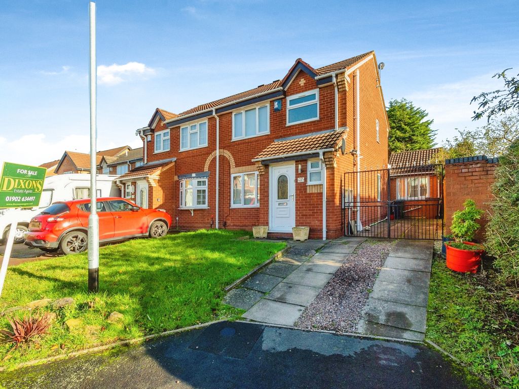 3 bed semi-detached house for sale in Glaisedale Grove, Willenhall, West Midlands WV13, £250,000