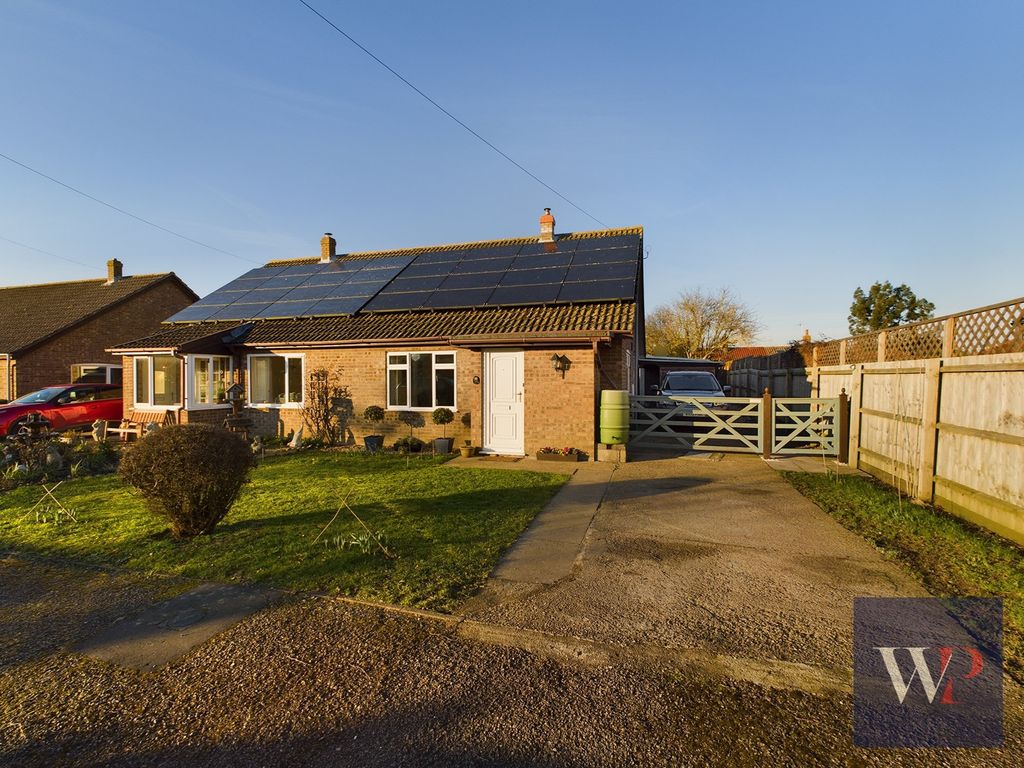 2 bed semi-detached bungalow for sale in Limmer Avenue, Dickleburgh, Diss IP21, £250,000