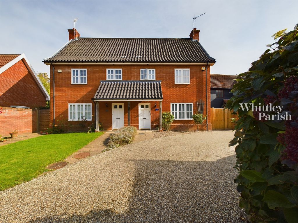 3 bed semi-detached house for sale in The Street, Thornham Magna, Eye IP23, £350,000