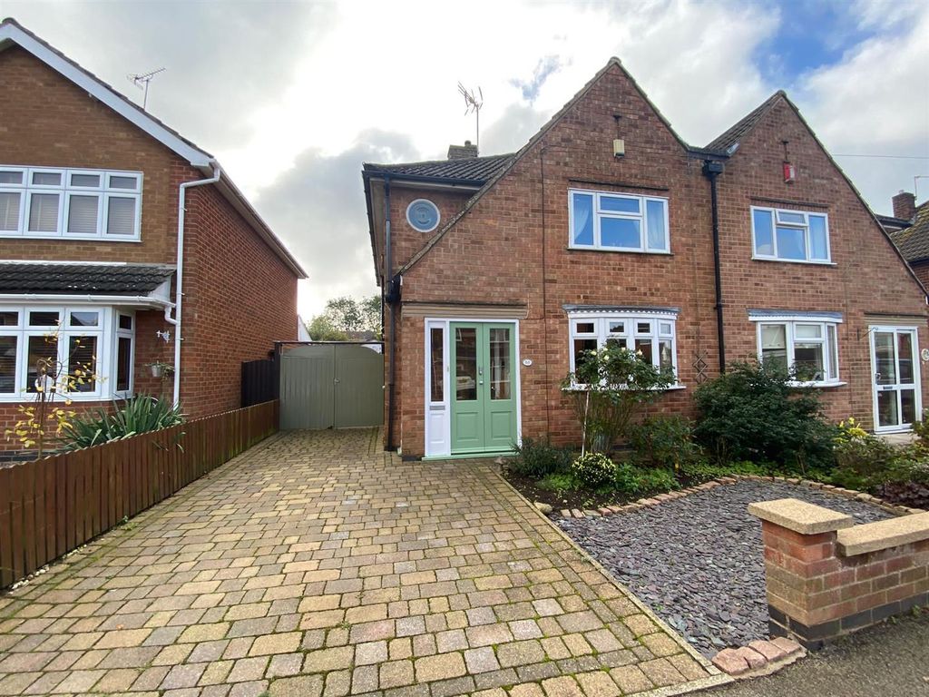 3 bed semi-detached house for sale in Cedar Road, Blaby, Leicester LE8, £279,950