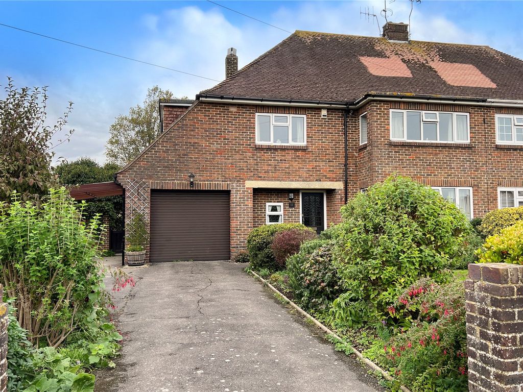 3 bed semi-detached house for sale in Lansdowne Way, Angmering, West Sussex BN16, £565,000