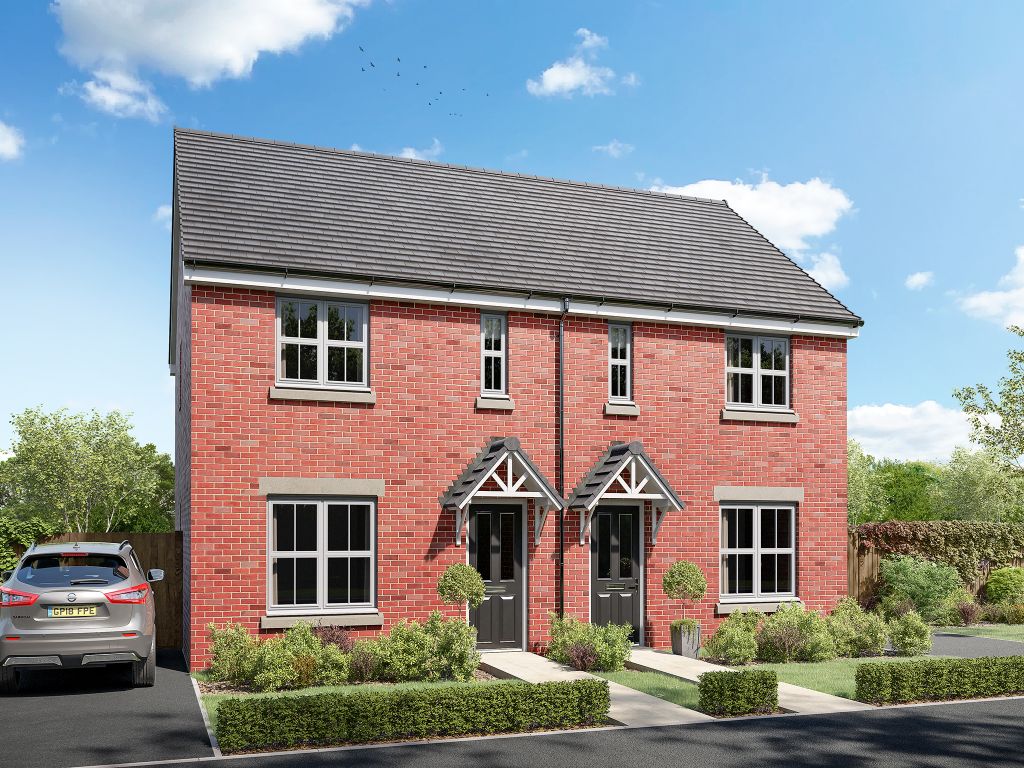 New home, 3 bed semi-detached house for sale in "The Danbury" at Spring Meadows, Darwen BB3, £210,000