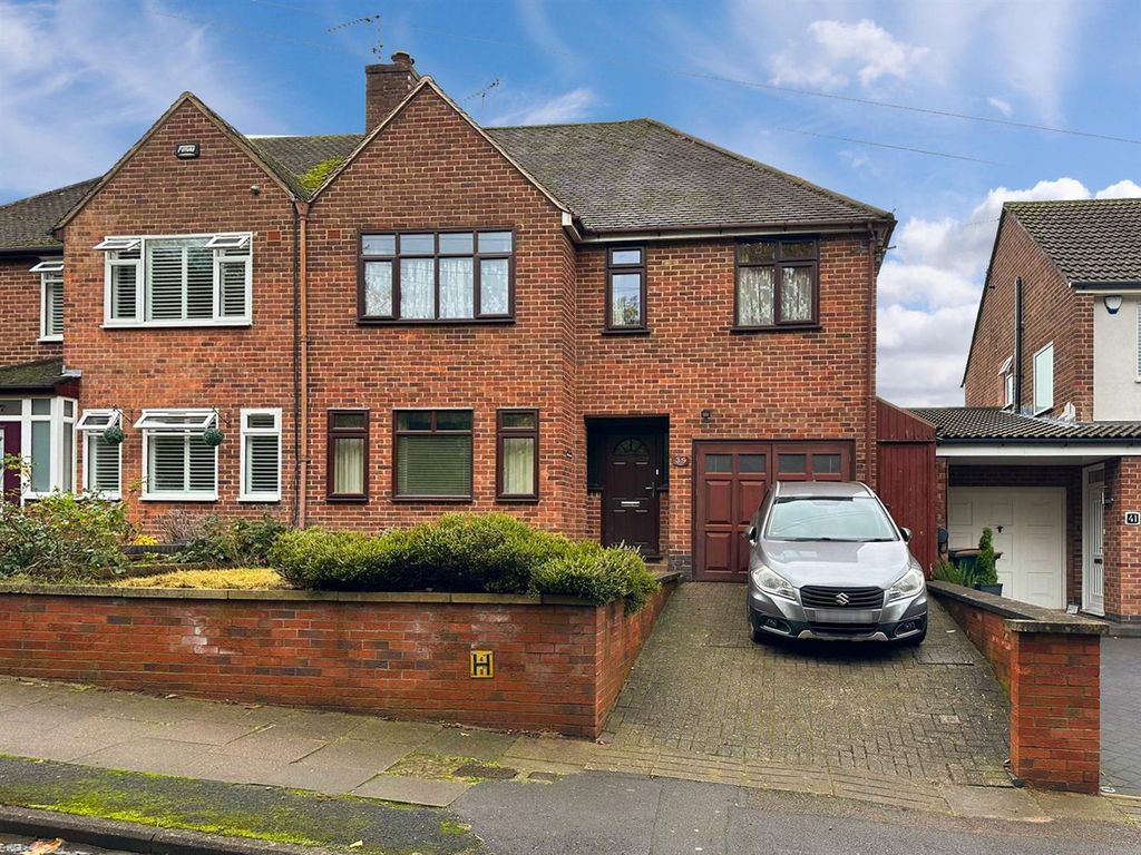 4 bed semi-detached house for sale in Swinburne Avenue, Binley, Coventry CV2, £300,000