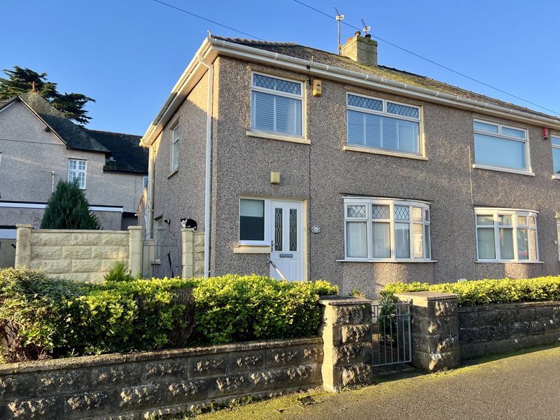 3 bed semi-detached house for sale in Y Gors, Gors Avenue, Holyhead LL65, £170,000
