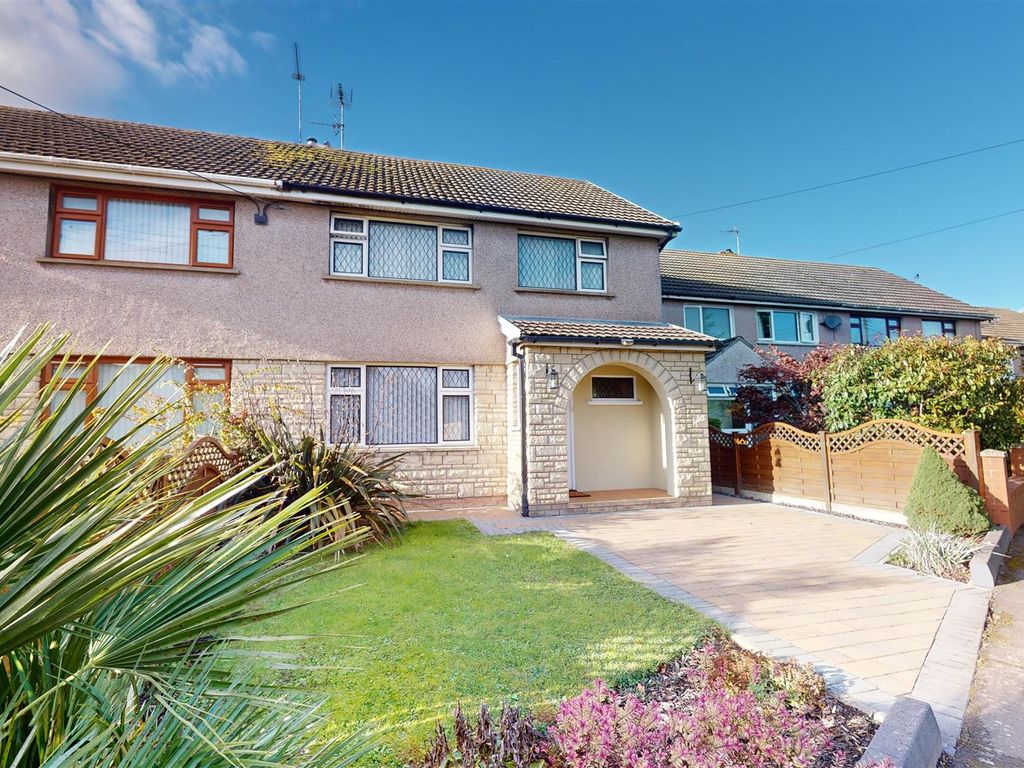 3 bed semi-detached house for sale in St. Mellons Road, Marshfield, Newport CF3, £357,500