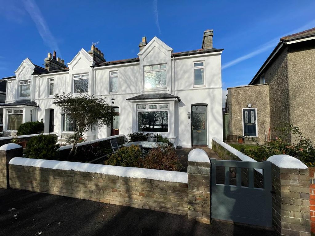 4 bed terraced house for sale in The Crescent, Derbyhaven, Isle Of Man IM9, £595,000