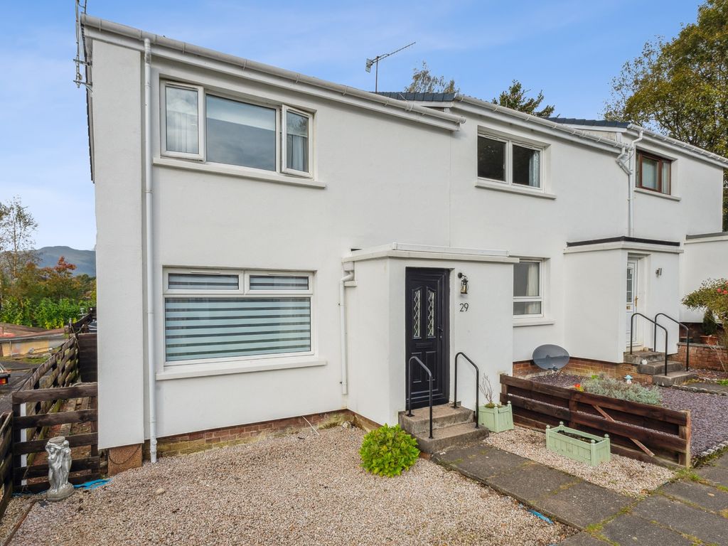 2 bed end terrace house for sale in Glen Gardens, Callander, Stirlingshire FK17, £125,000