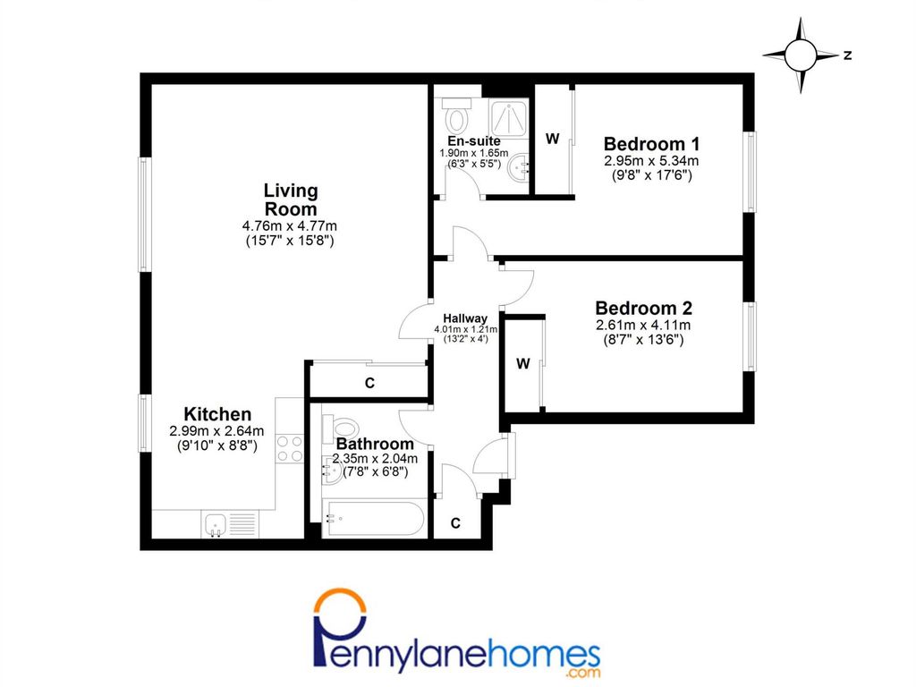 2 bed flat for sale in Cumlodden Drive, Maryhill G20, £89,950