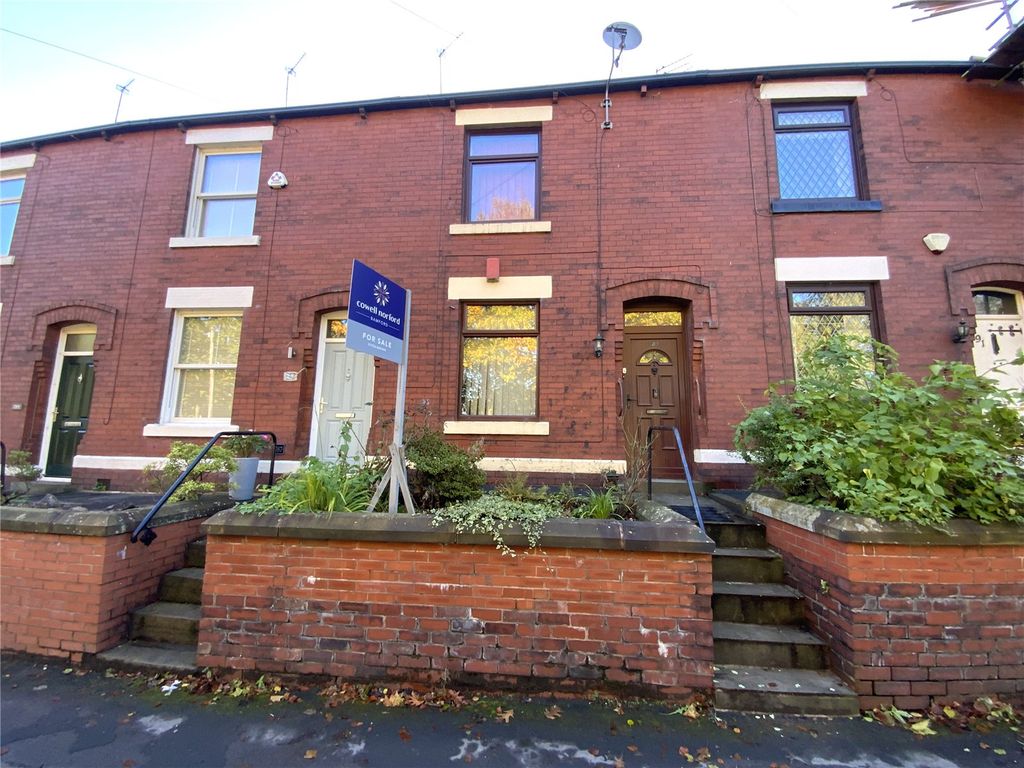 2 bed terraced house for sale in Bury Road, Bamford, Rochdale OL11, £175,000