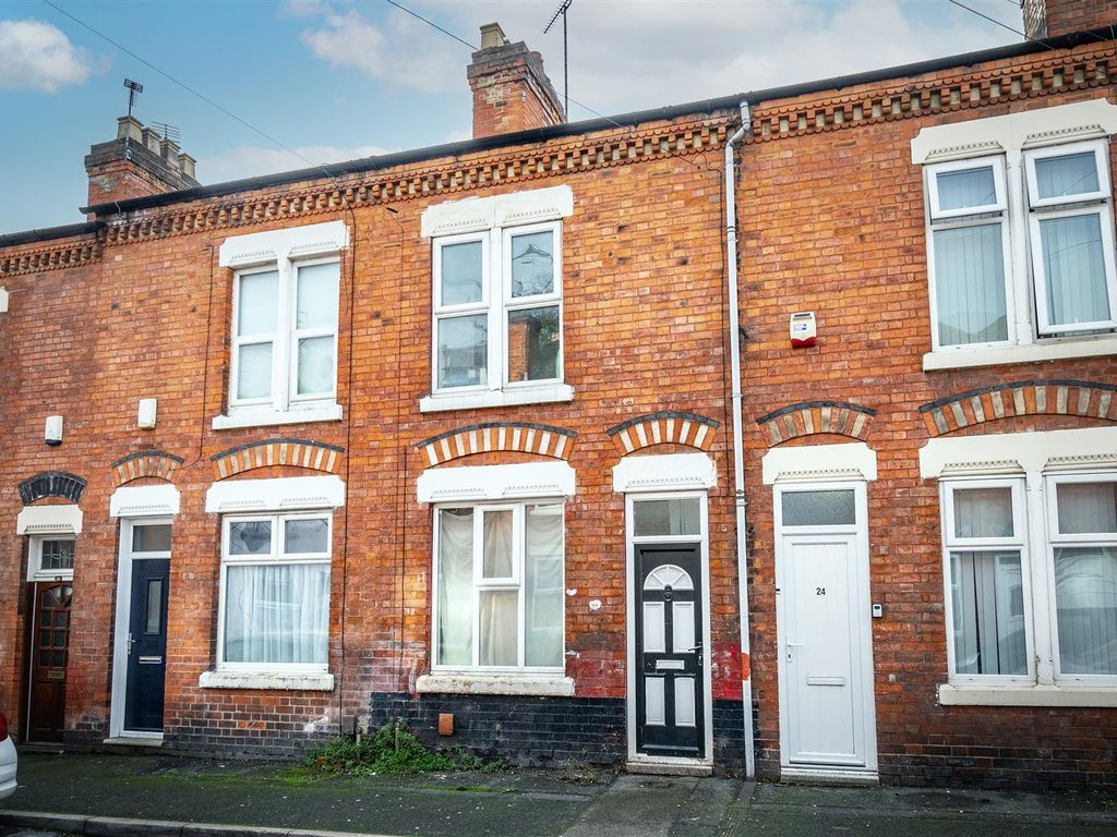 2 bed terraced house for sale in Harrison Street, Derby DE22, £99,950