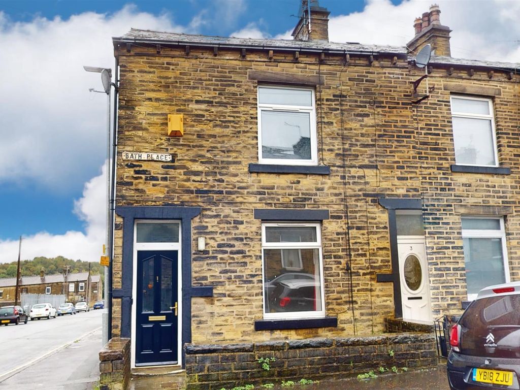 2 bed end terrace house for sale in Bath Place, Boothtown, Halifax HX3, £112,000