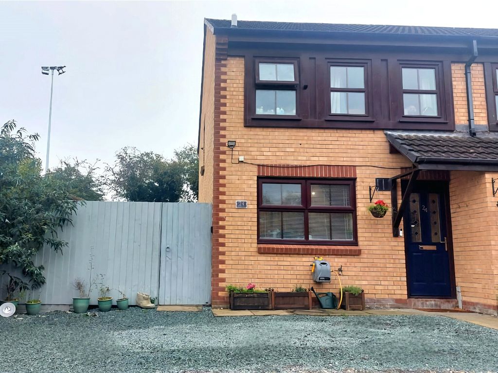 3 bed semi-detached house for sale in Dolfach, Newtown, Powys SY16, £169,950