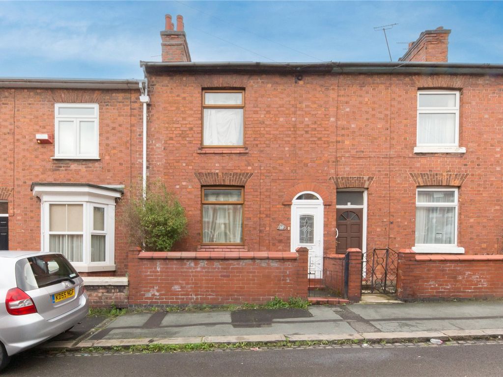 2 bed terraced house for sale in Walthall Street, Crewe, Cheshire CW2, £110,000