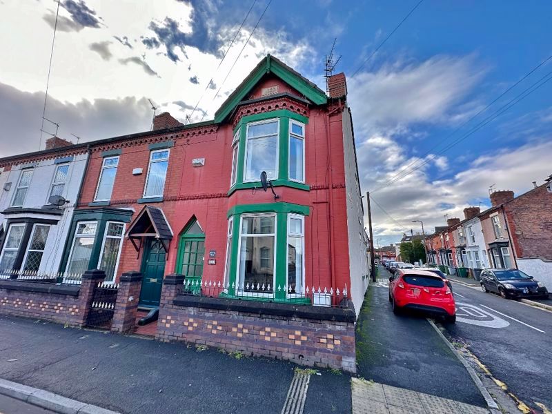 3 bed terraced house for sale in Grove Road, Rock Ferry, Wirral CH42, £125,000